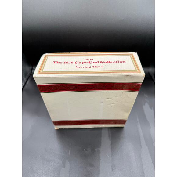 Vintage Avon 1876 Cape Cod Ruby Red 8.75"Fruit/Vegetable Serving Bowl - Picture 6 of 7